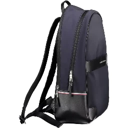 Blue Polyester Backpack