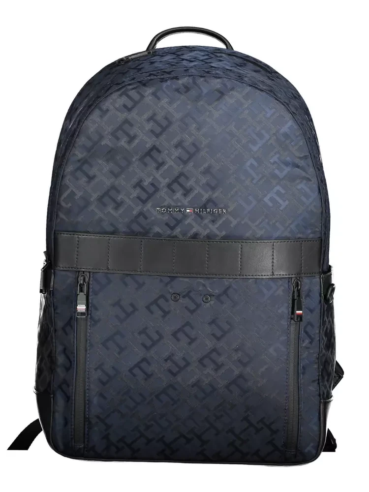 Blue Polyester Backpack