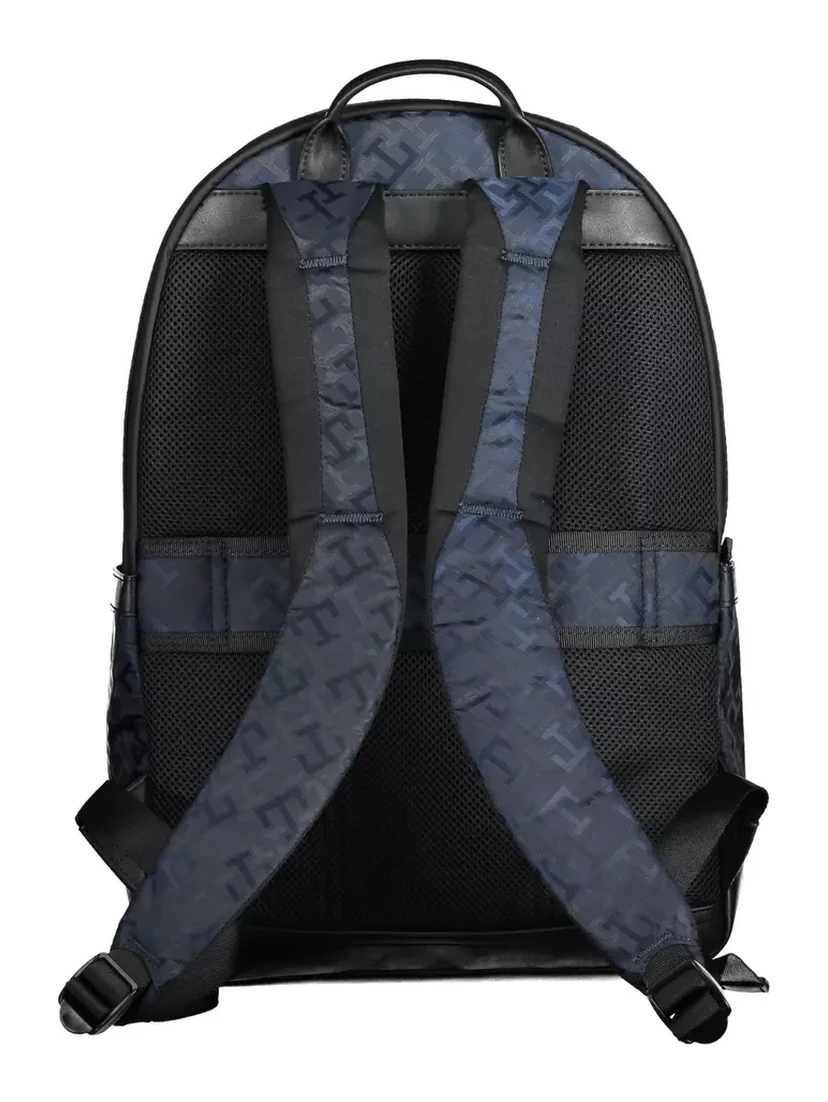 Blue Polyester Backpack