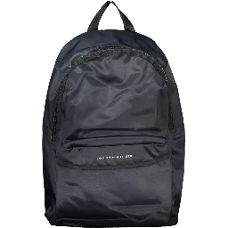 Blue Polyester Backpack