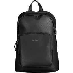 Black Polyester Backpack
