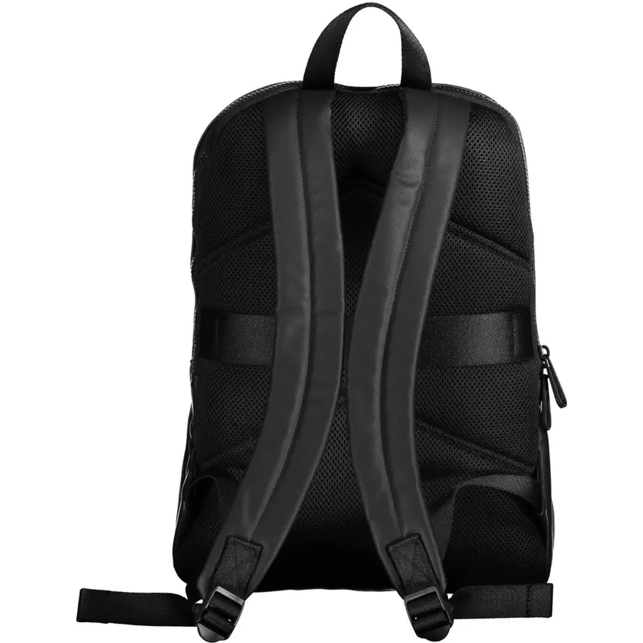 Black Polyester Backpack