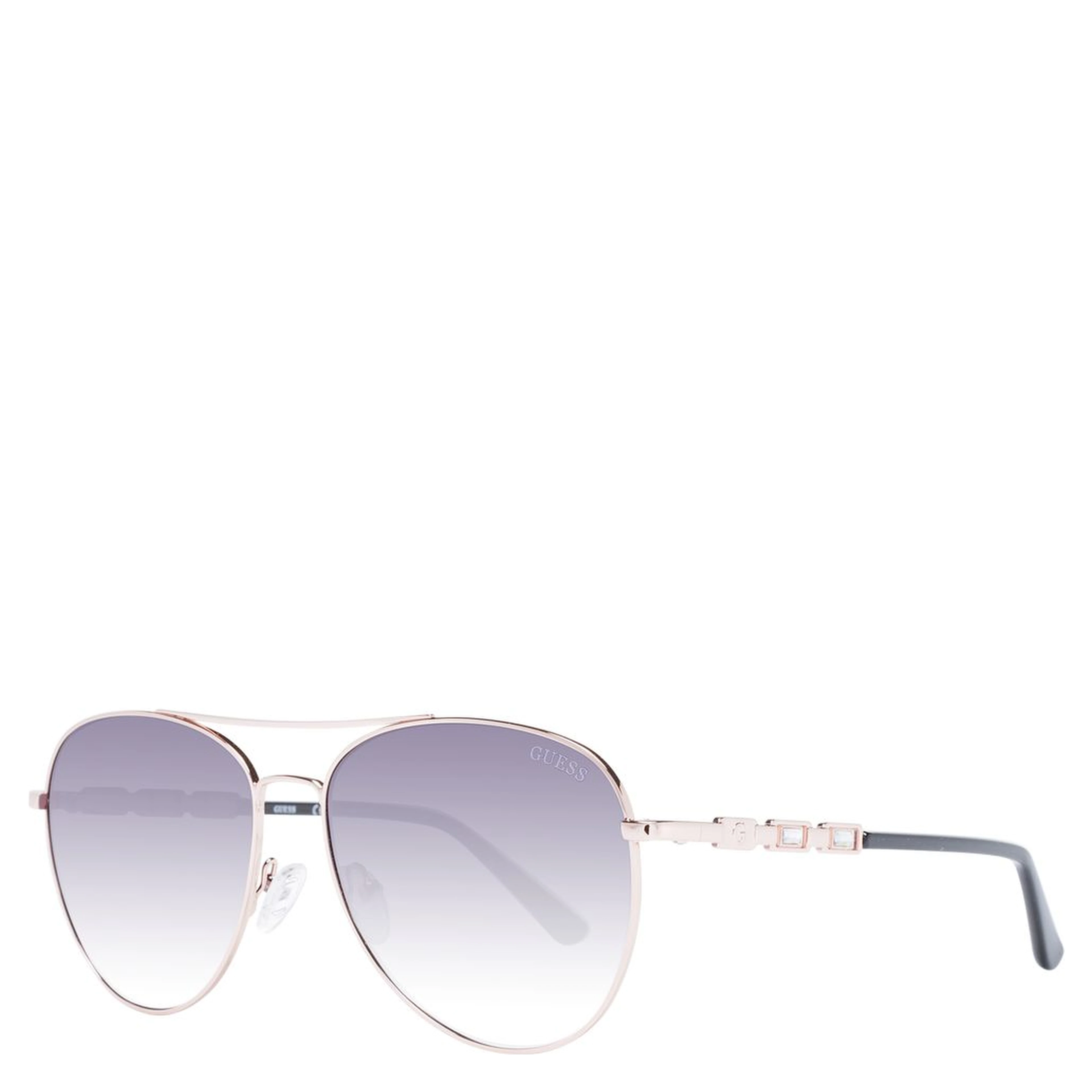 Rose Gold Metal Sunglasses