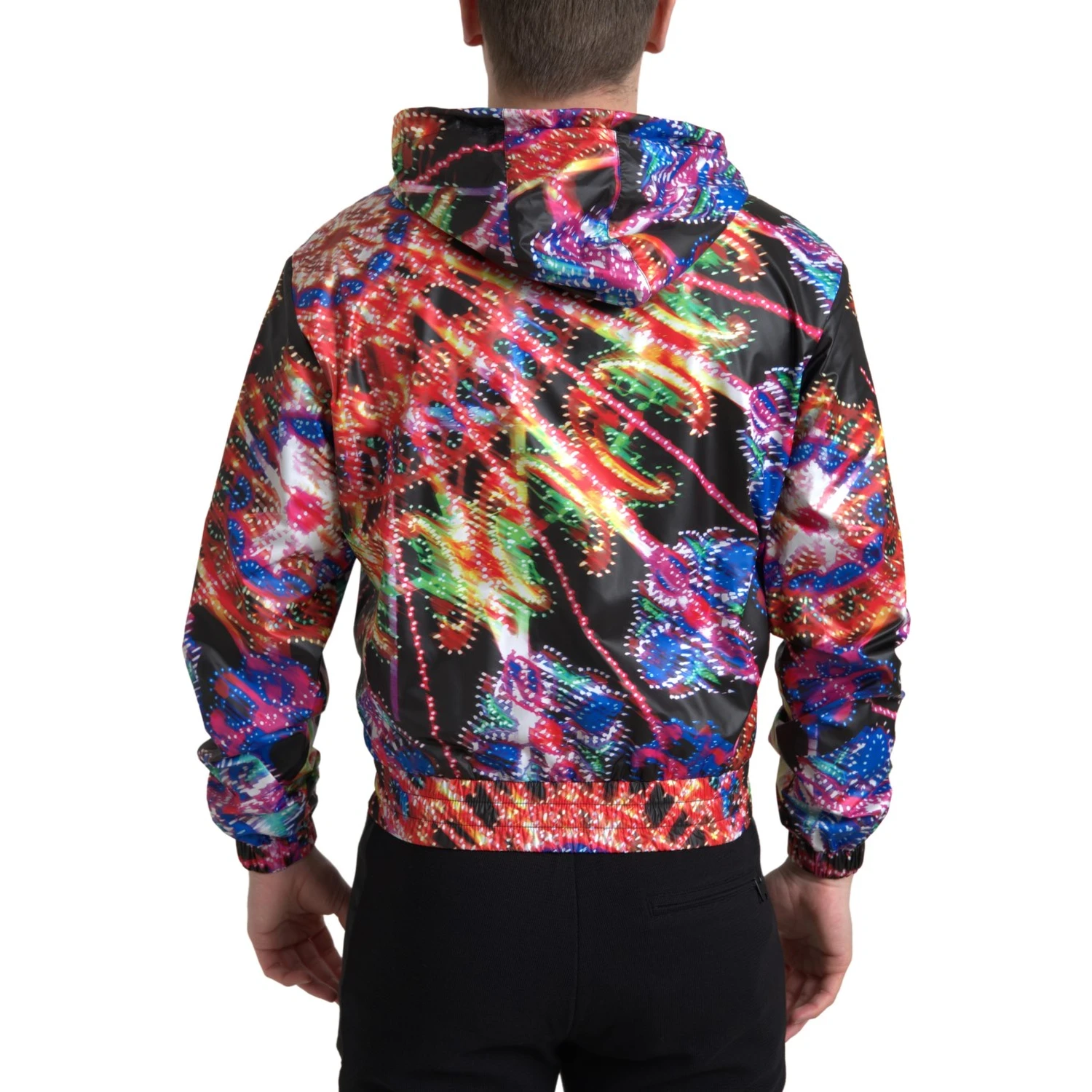 Multicolor Hooded Sweatshirt Sweater