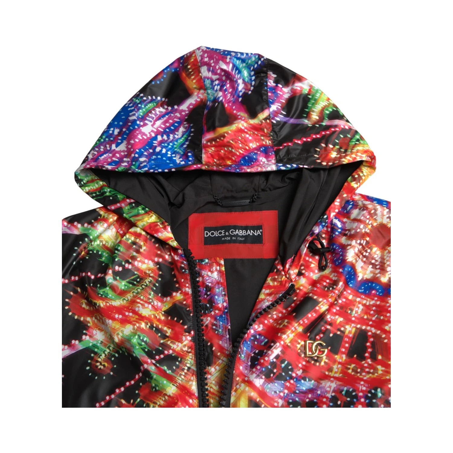 Multicolor Hooded Sweatshirt Sweater