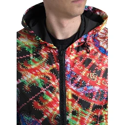 Multicolor Hooded Sweatshirt Sweater