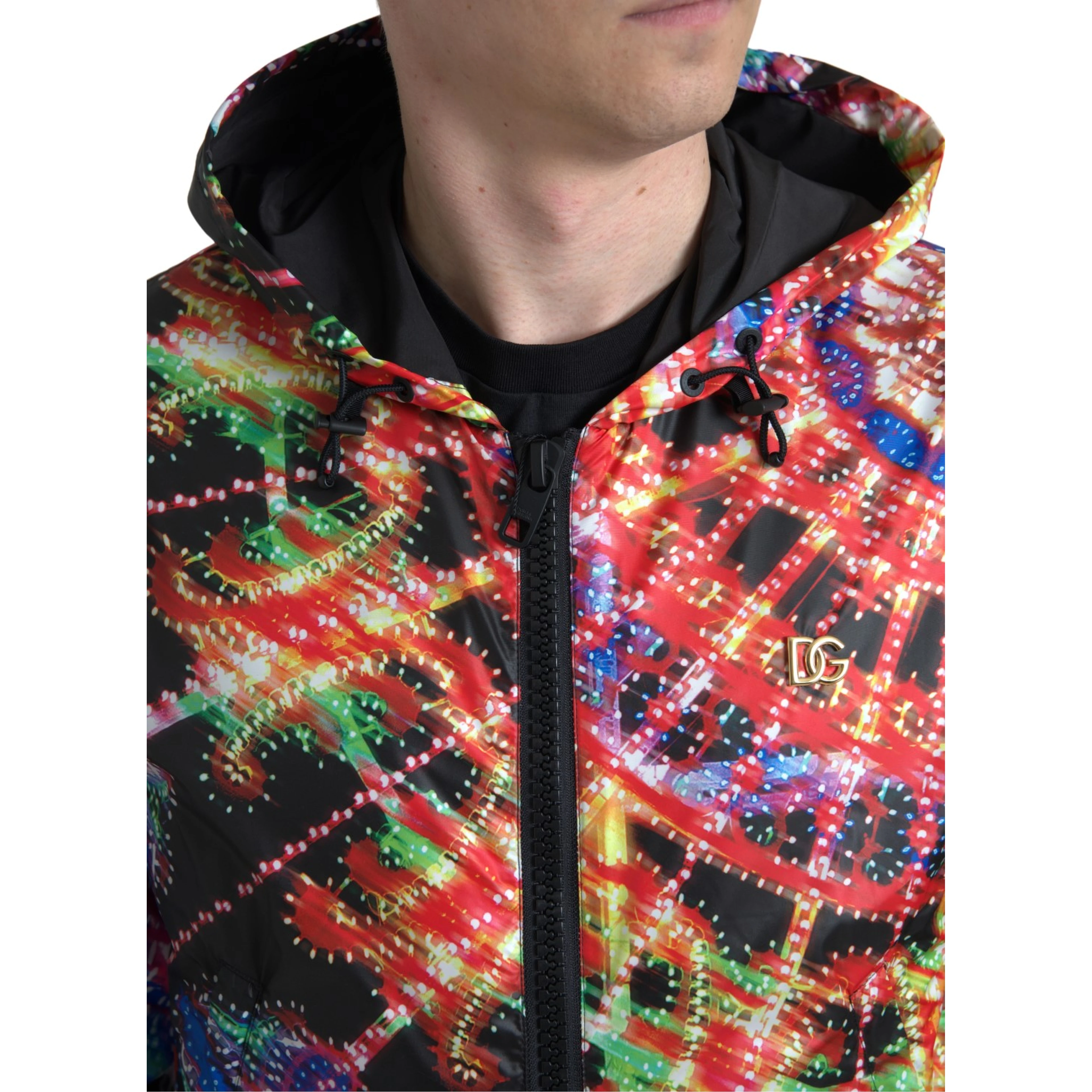 Multicolor Hooded Sweatshirt Sweater