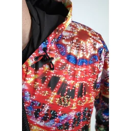 Multicolor Hooded Sweatshirt Sweater