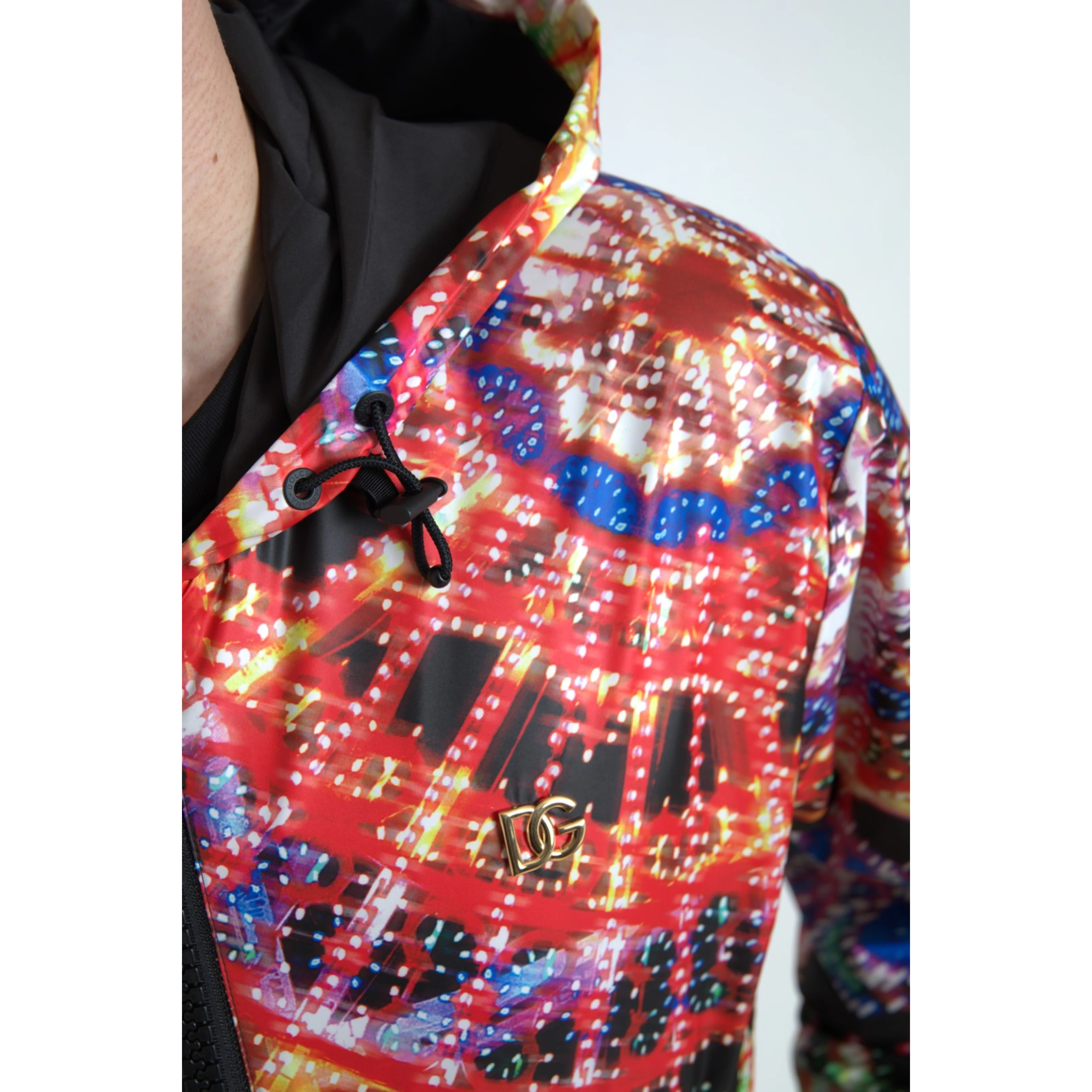 Multicolor Hooded Sweatshirt Sweater