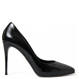 Black Patent Leather Pumps Heels Shoes