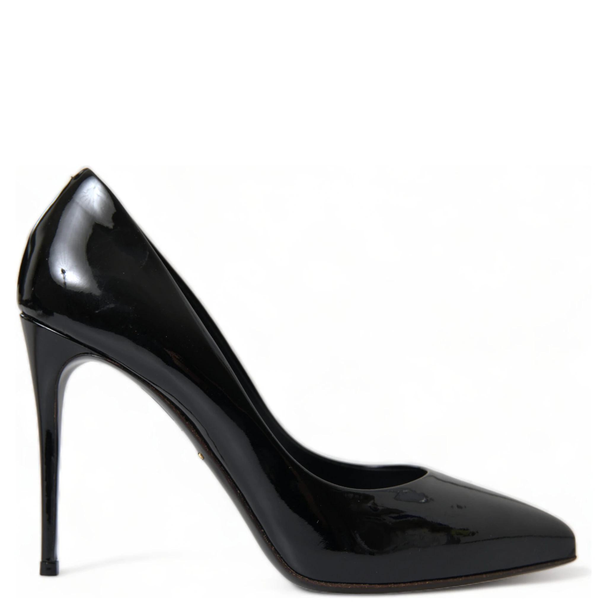 Black Patent Leather Pumps Heels Shoes