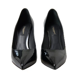 Black Patent Leather Pumps Heels Shoes