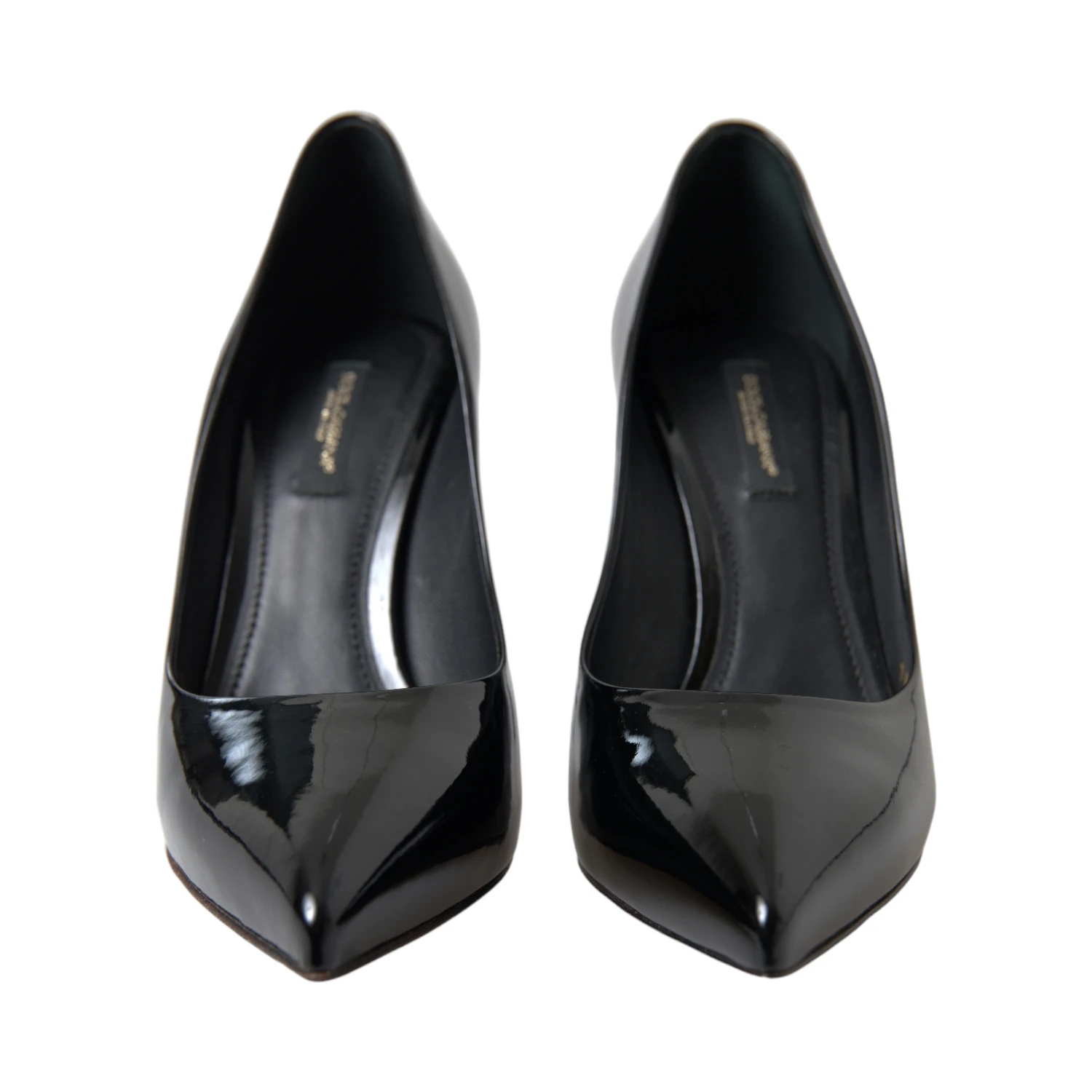 Black Patent Leather Pumps Heels Shoes