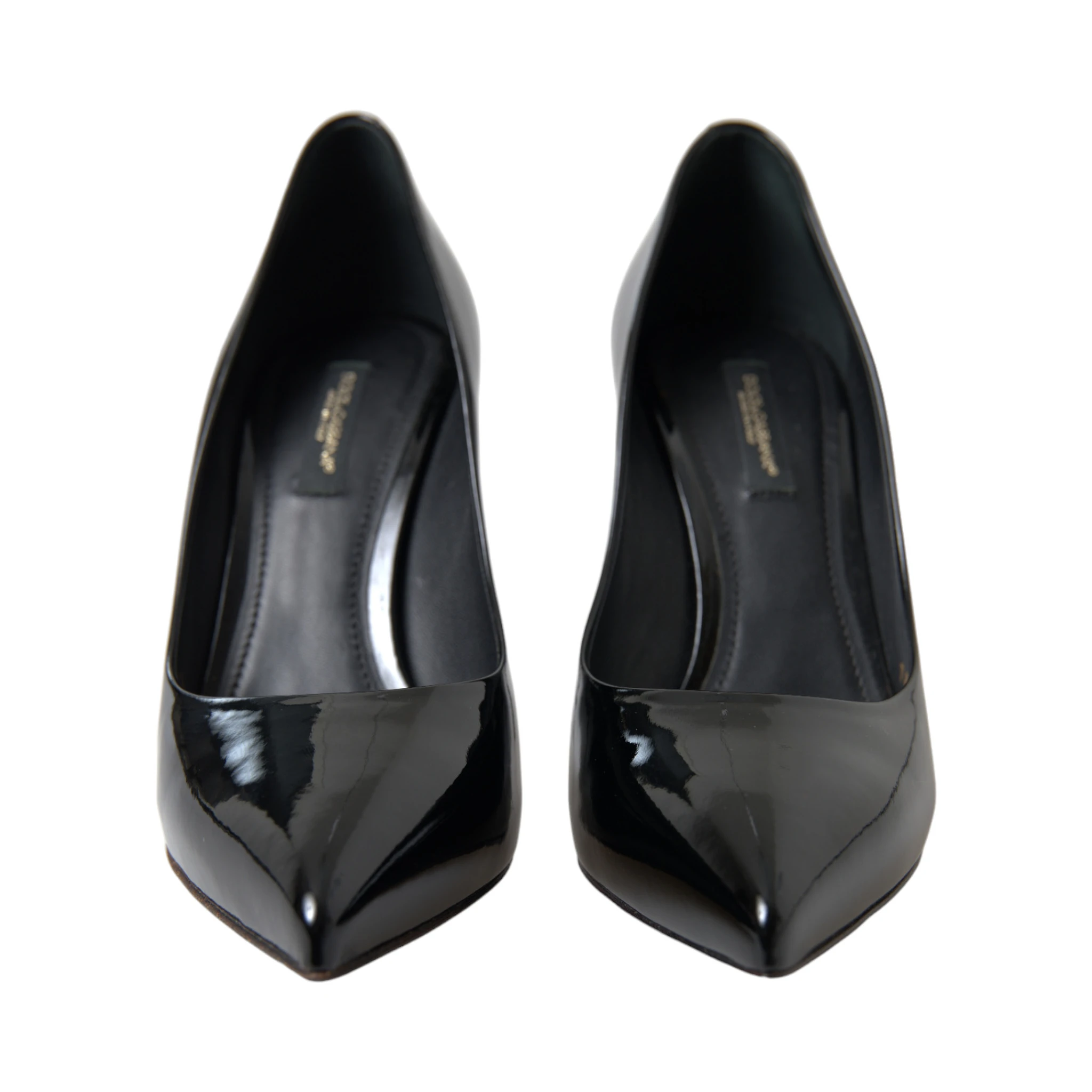 Black Patent Leather Pumps Heels Shoes