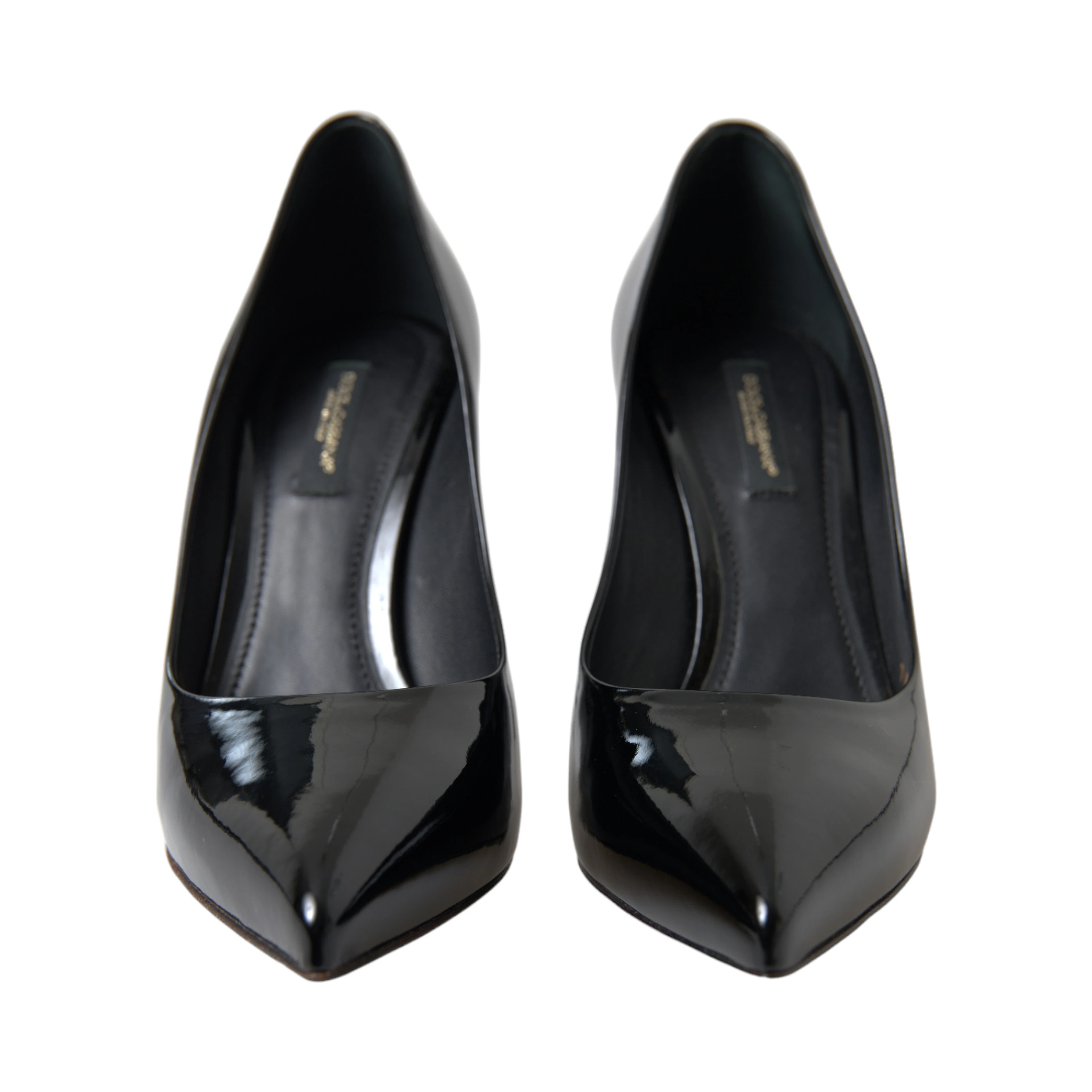 Black Patent Leather Pumps Heels Shoes