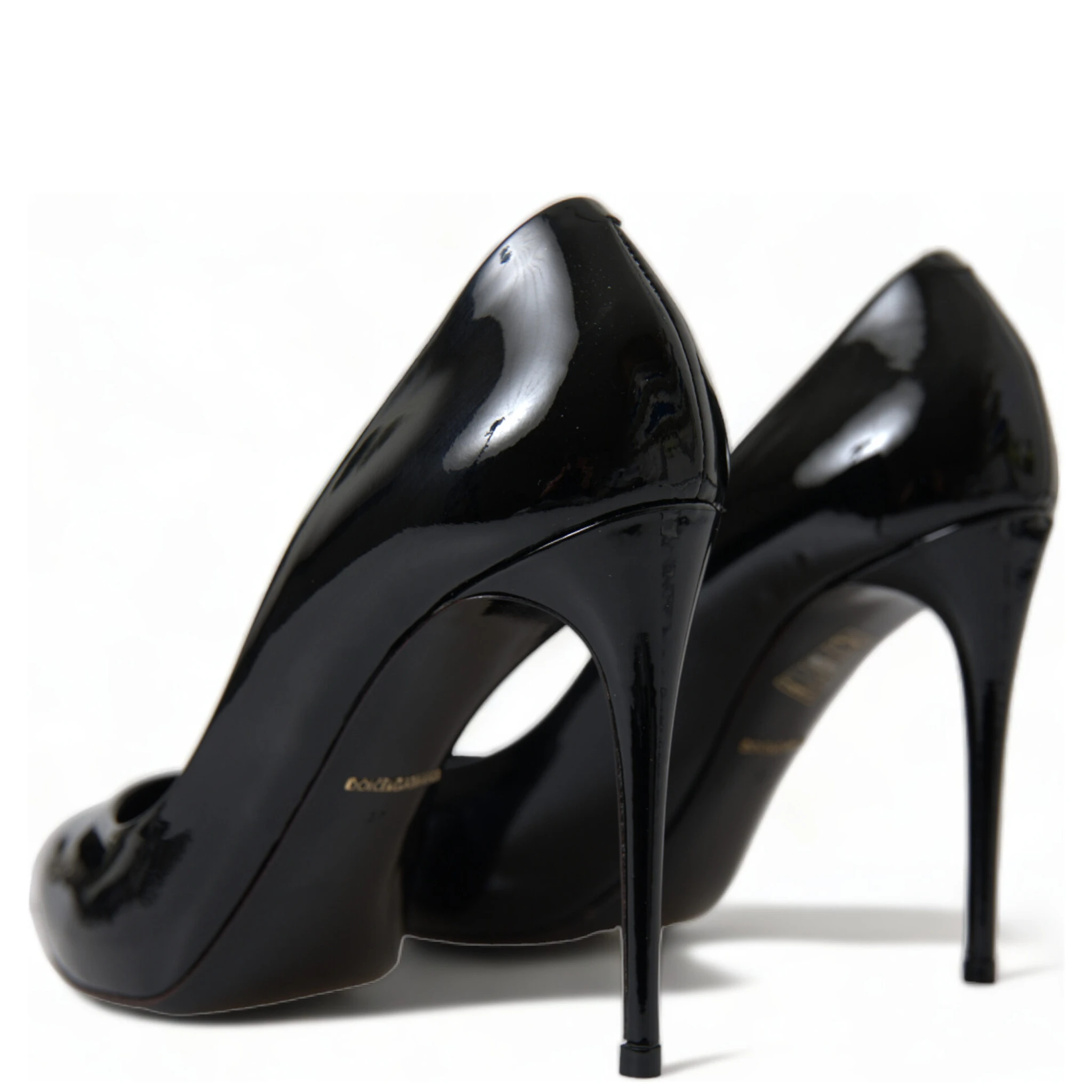 Black Patent Leather Pumps Heels Shoes