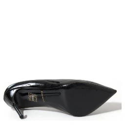 Black Patent Leather Pumps Heels Shoes