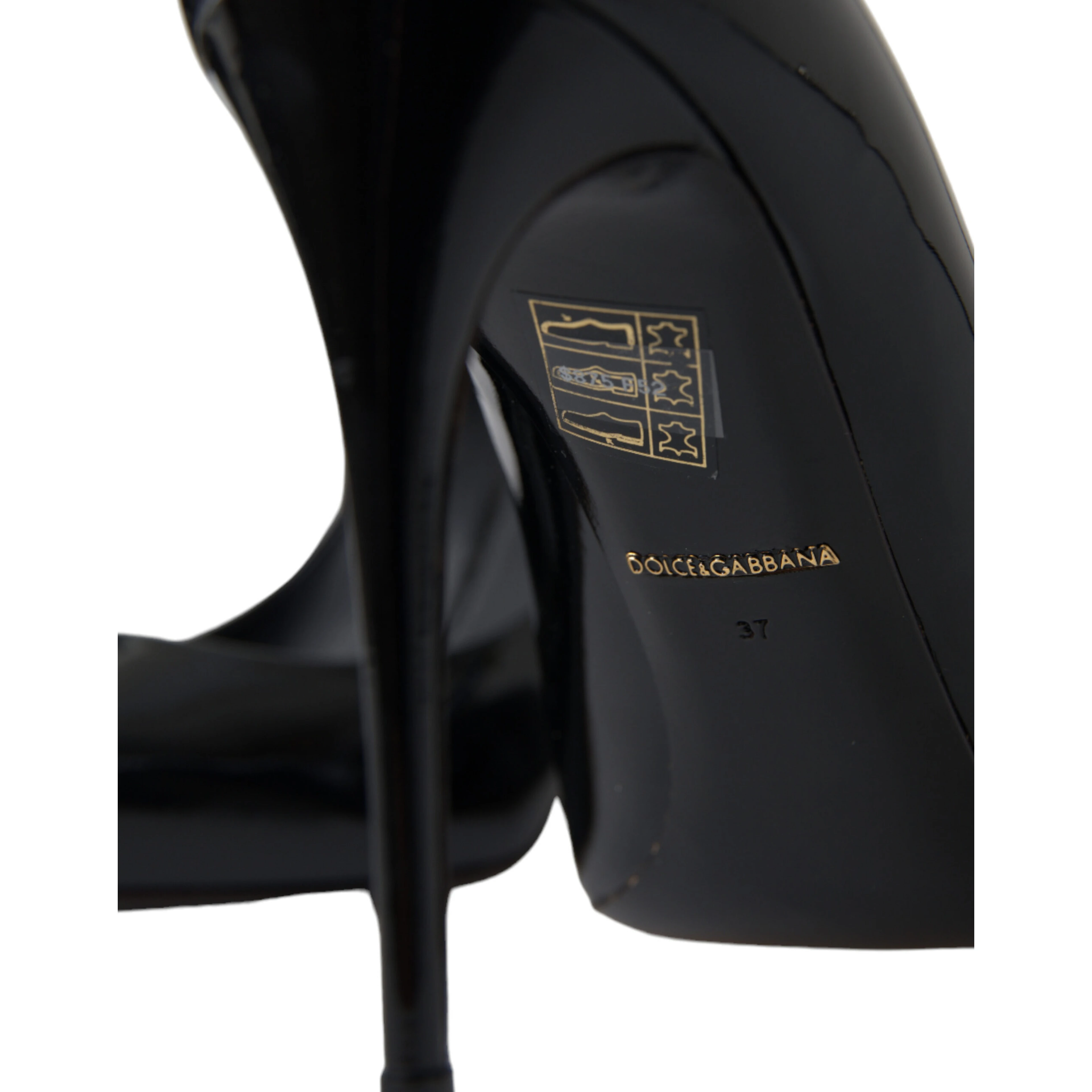 Black Patent Leather Pumps Heels Shoes