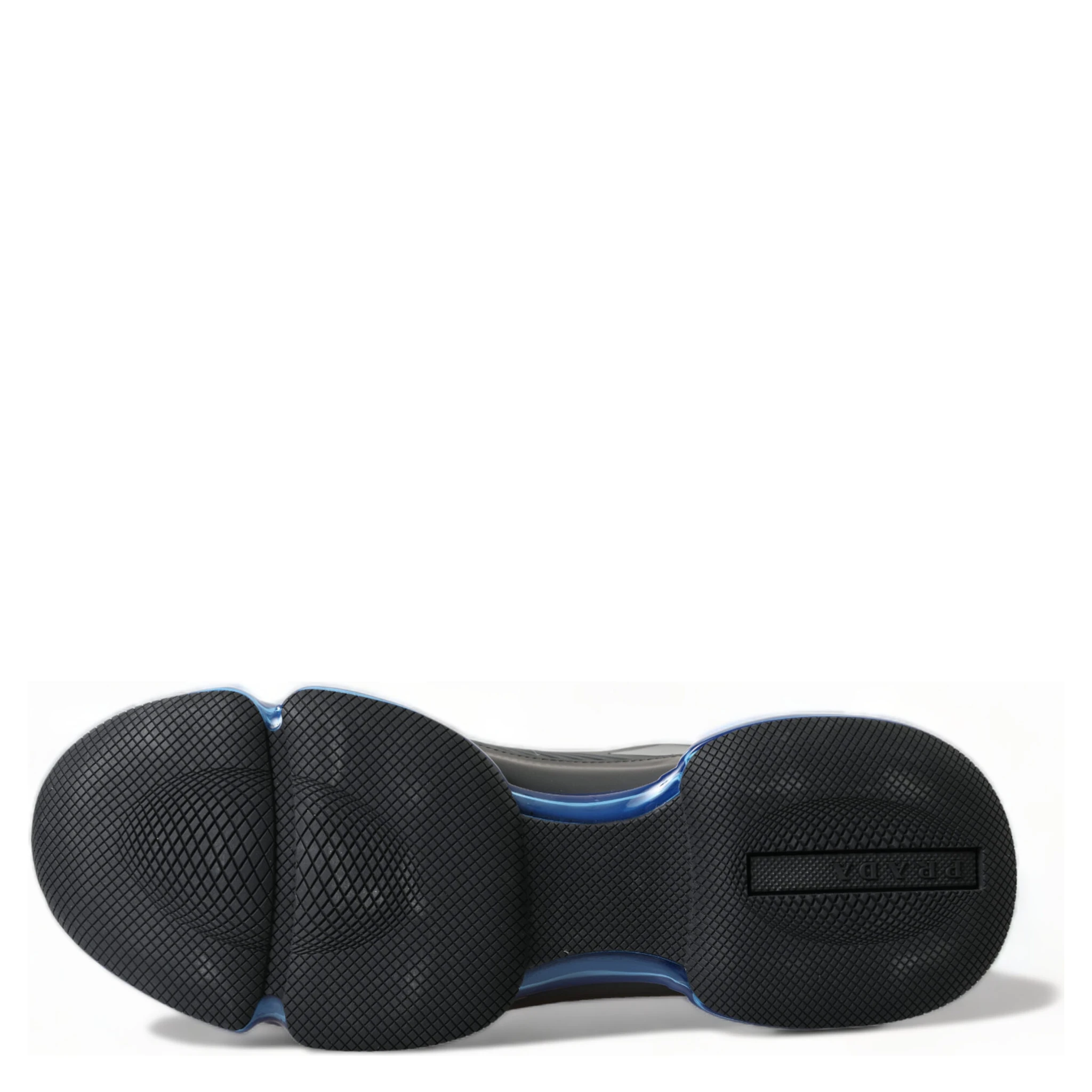 Black Blue Rubber Knit Slip On Low Top Sneakers Shoes