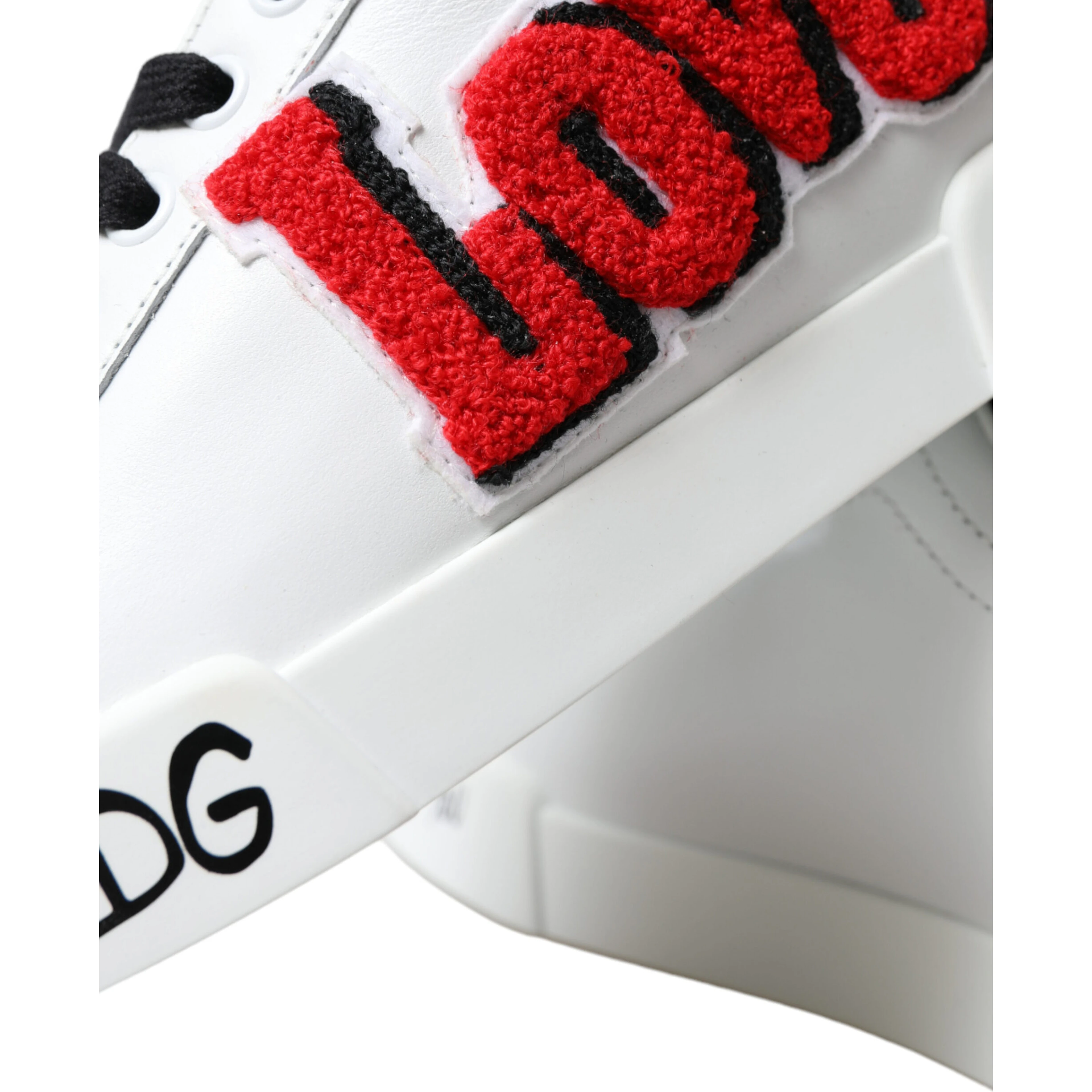 White Love Patch Portofino Classic Sneakers Shoes