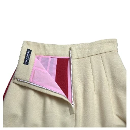 Multicolor Patchwork High Waist A-line Skirt