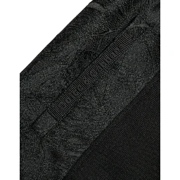 Black Cotton Slim Stretch Jogger Pants