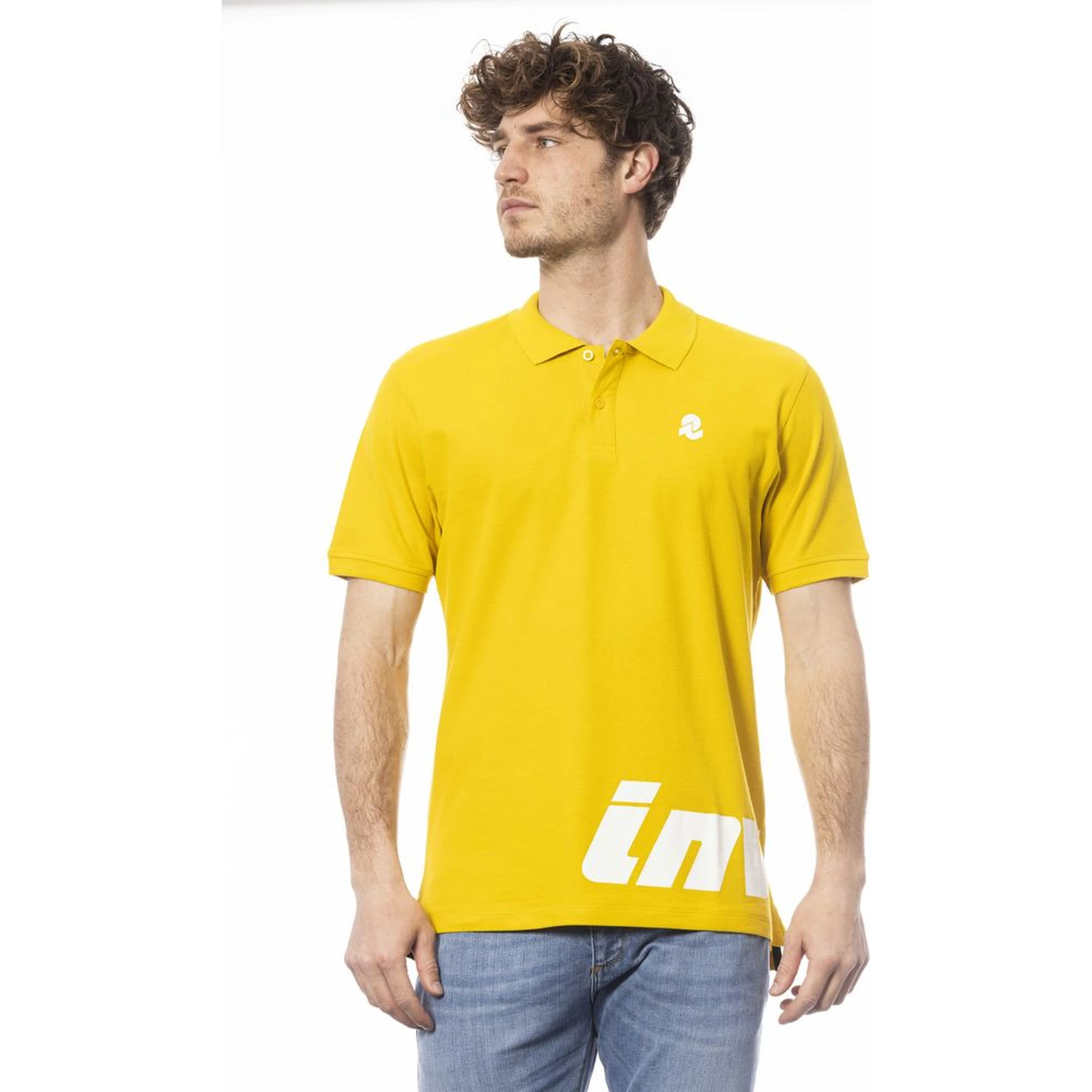Yellow Cotton Polo Shirt