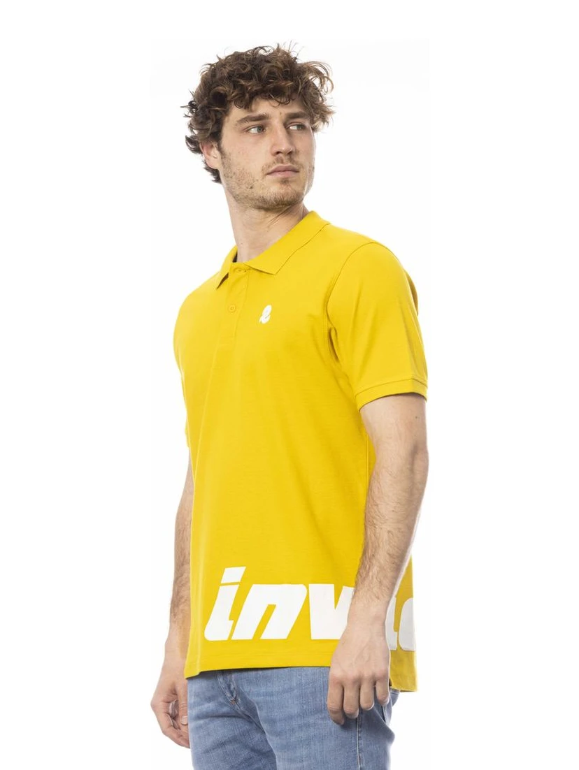 Yellow Cotton Polo Shirt