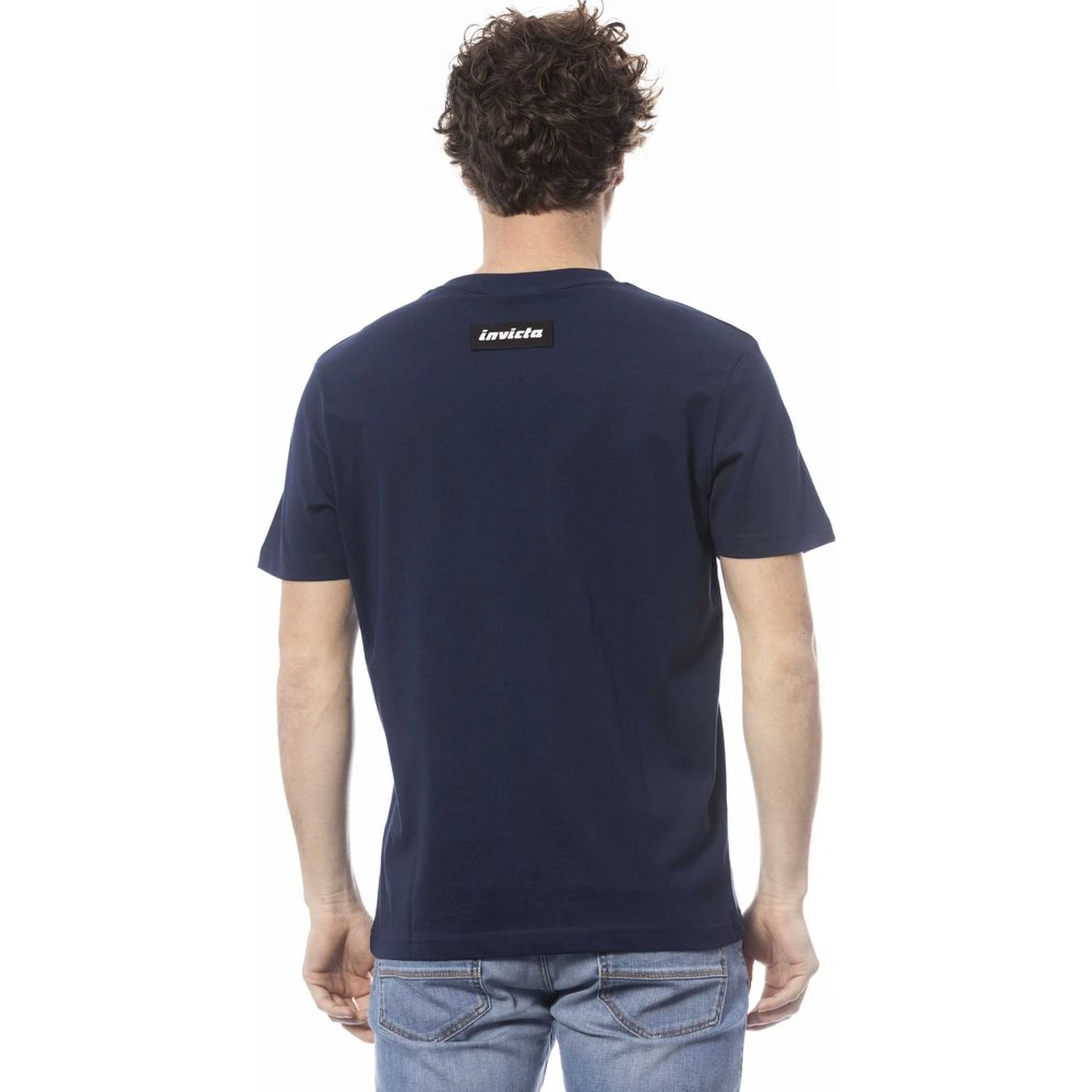 تيشيرت قطني أزرق