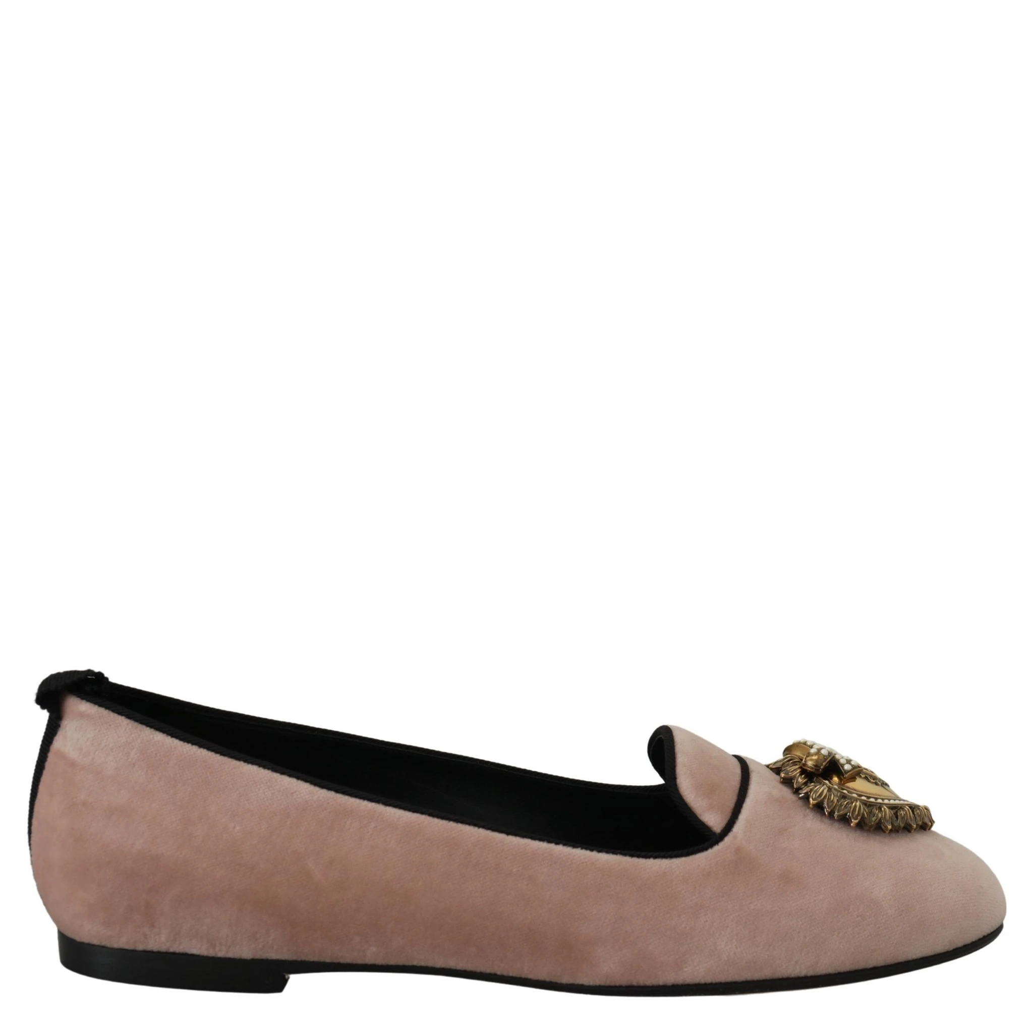 Pink Velvet Slip Ons Loafers Flats Shoes