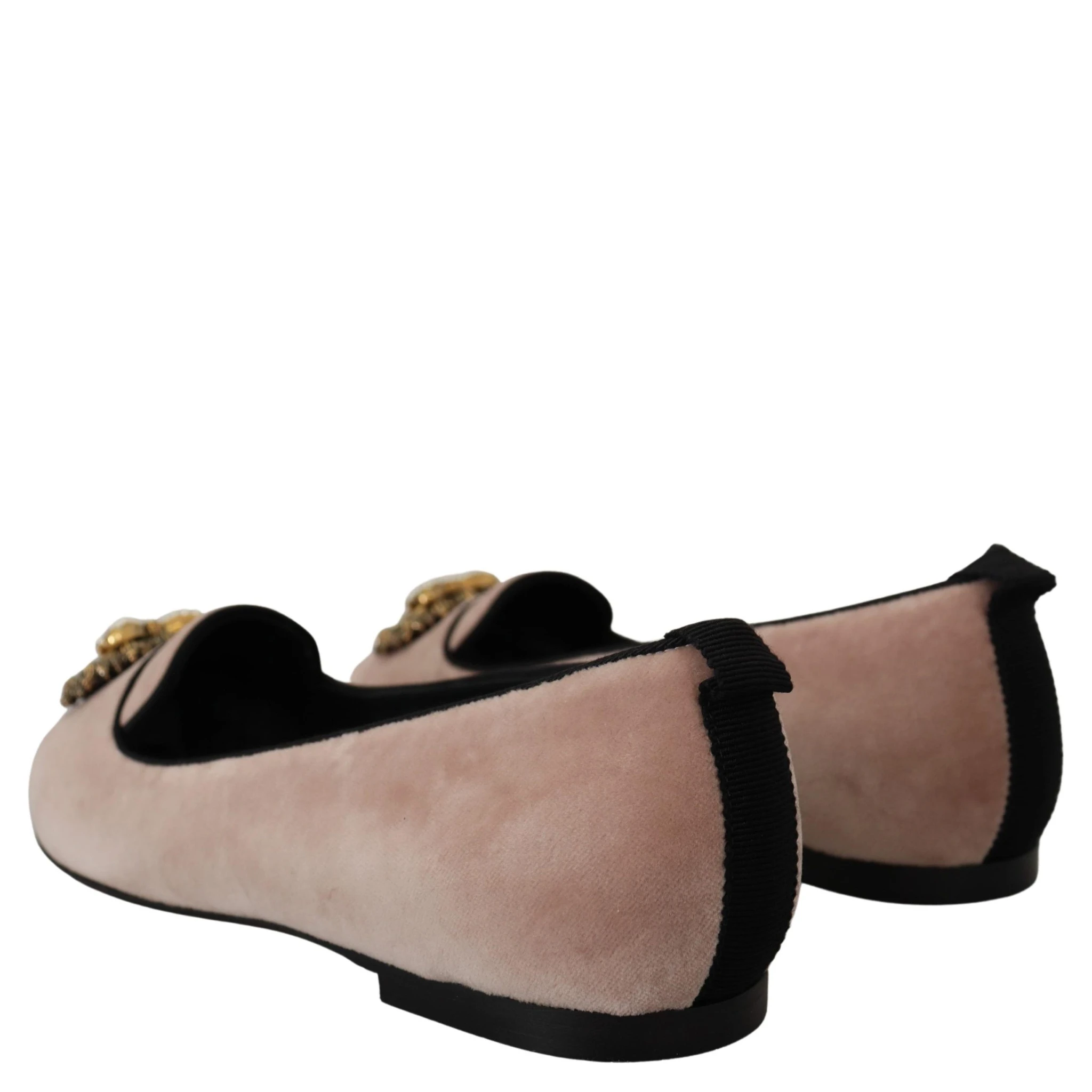 Pink Velvet Slip Ons Loafers Flats Shoes