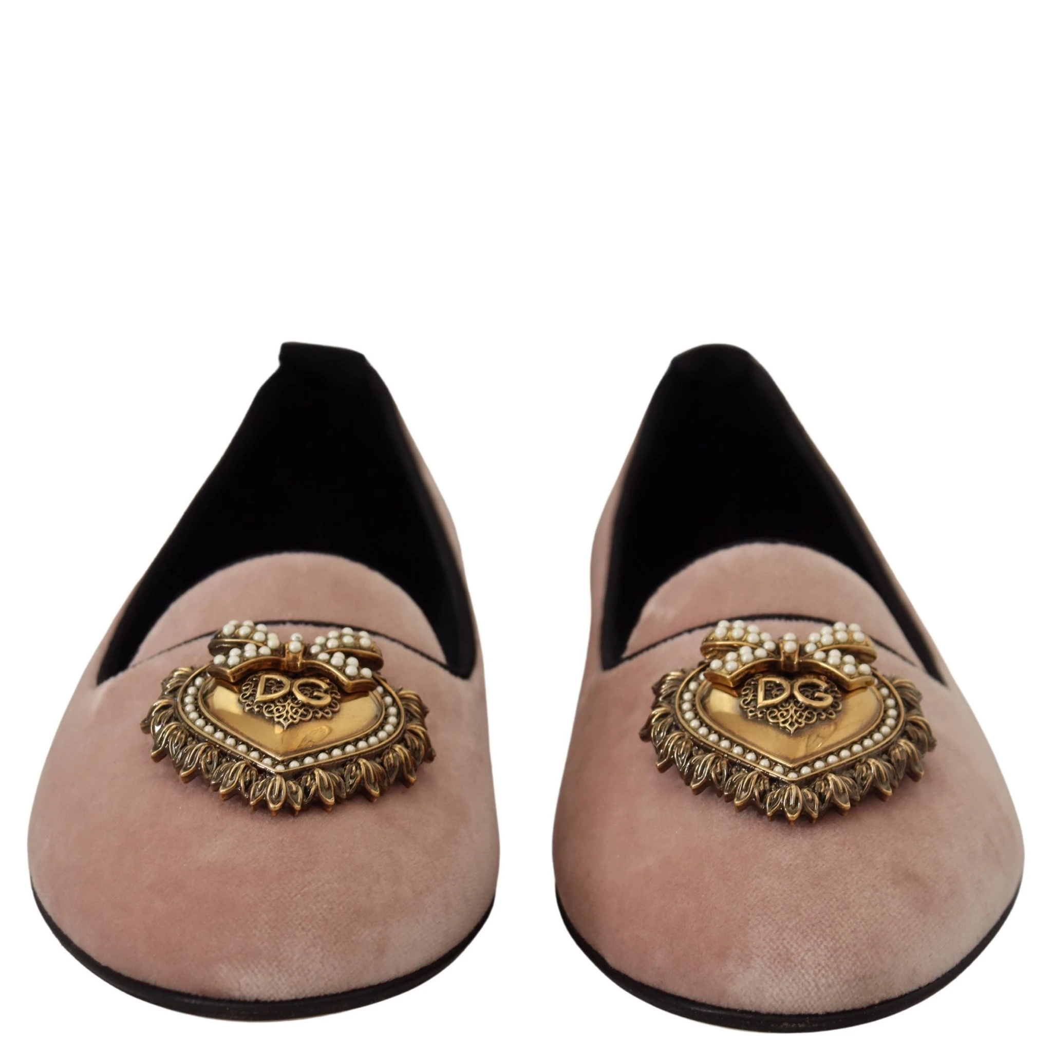 Pink Velvet Slip Ons Loafers Flats Shoes
