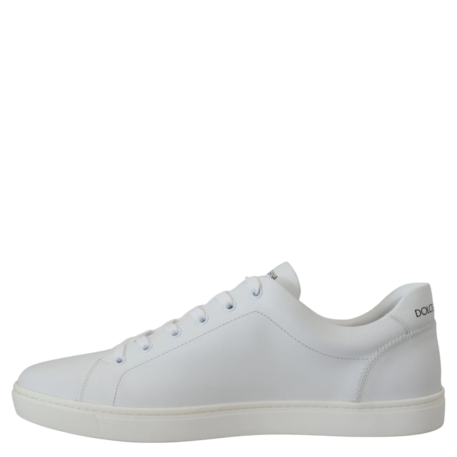 White Leather DG Logo Casual Sneakers Shoes
