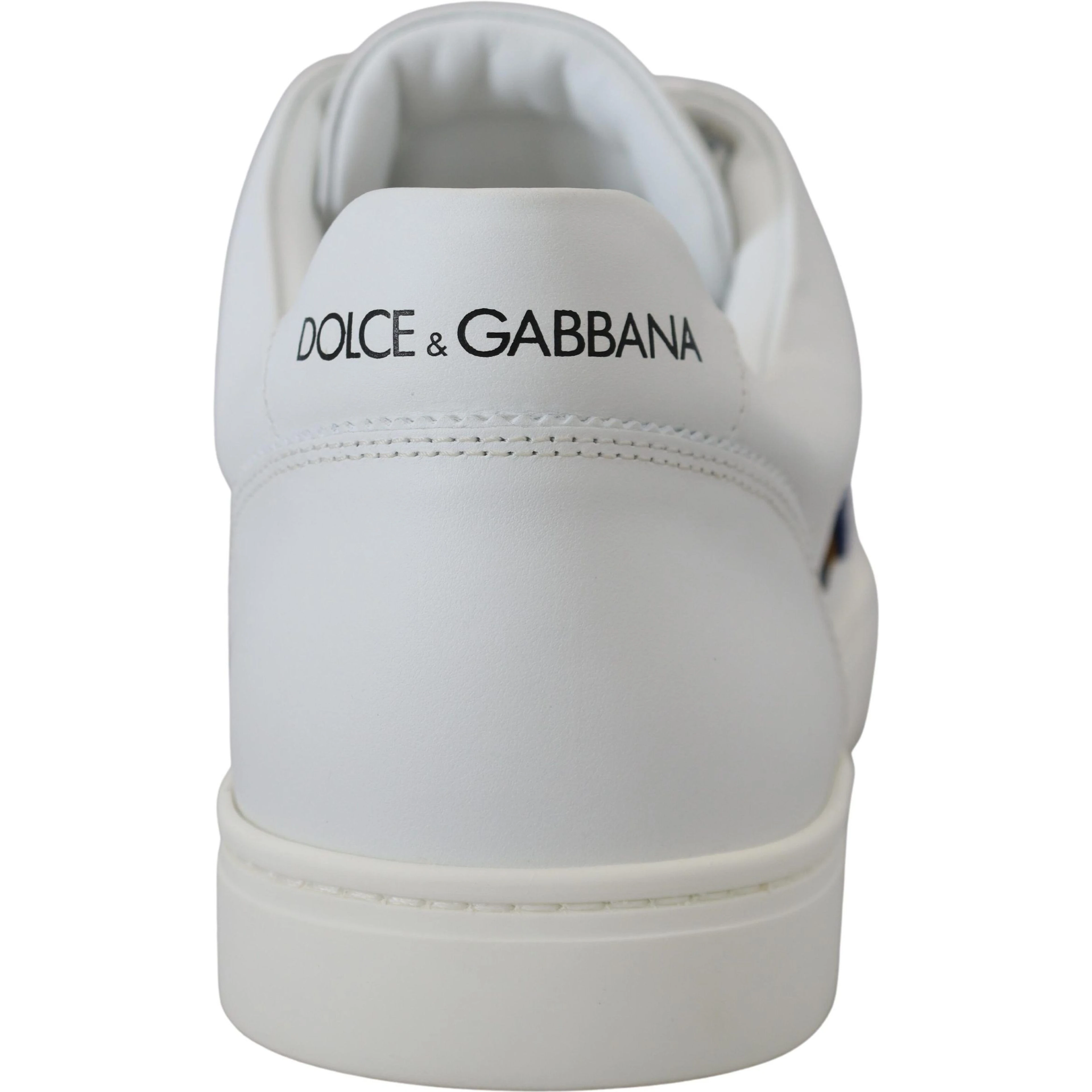 White Leather DG Logo Casual Sneakers Shoes