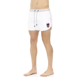 White Polyester Swimwear