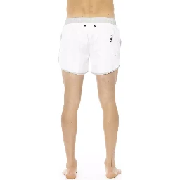 White Polyester Swimwear