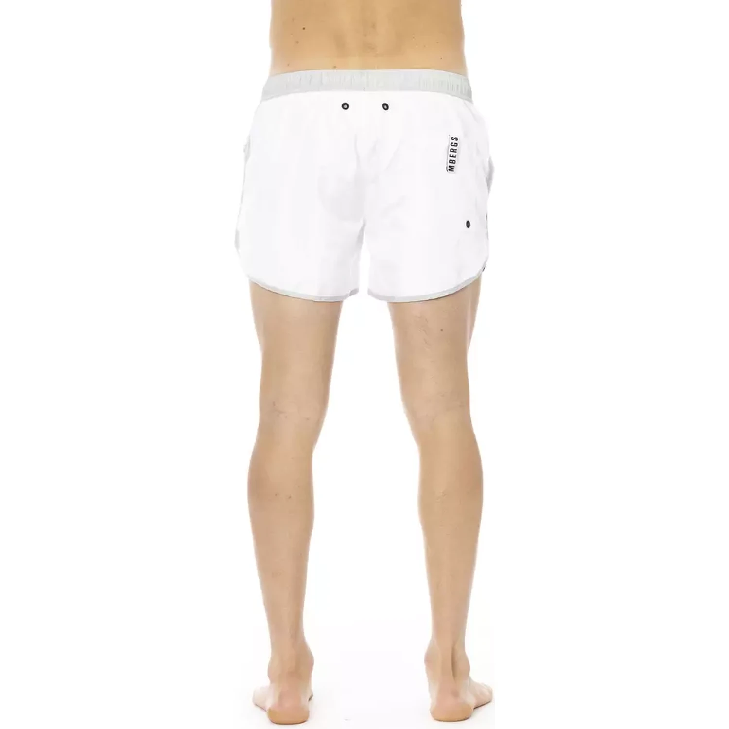 White Polyester Swimwear