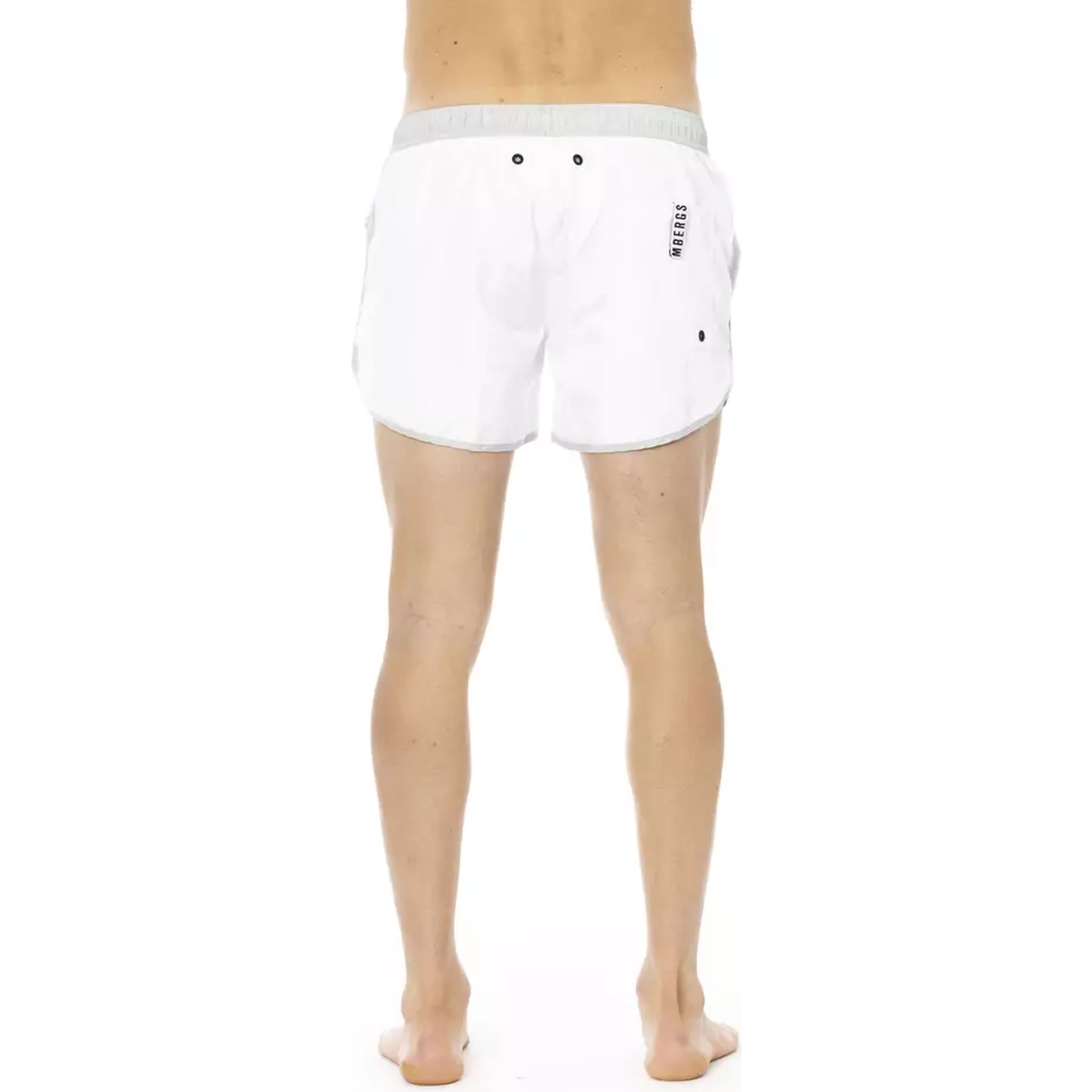 White Polyester Swimwear