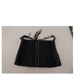 Black Corset Belt Stretch Waist Strap Top