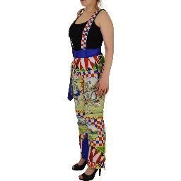Multicolor Printed Snow Trouser Pants
