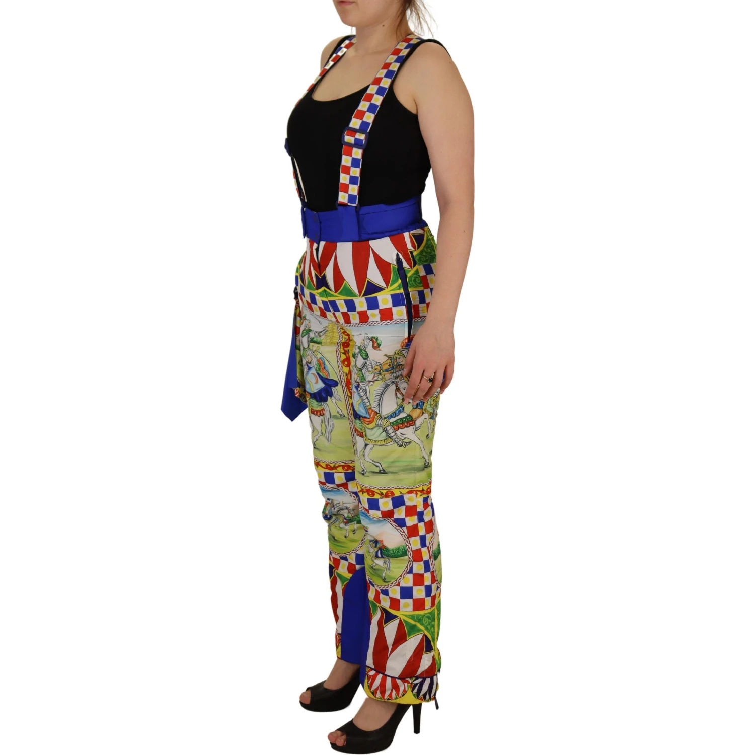 Multicolor Printed Snow Trouser Pants