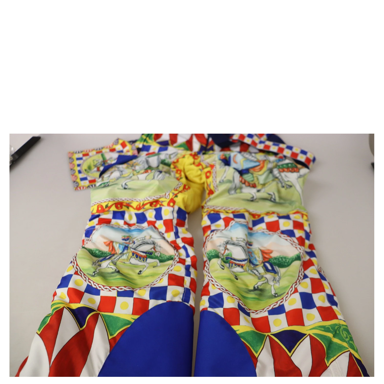 Multicolor Printed Snow Trouser Pants
