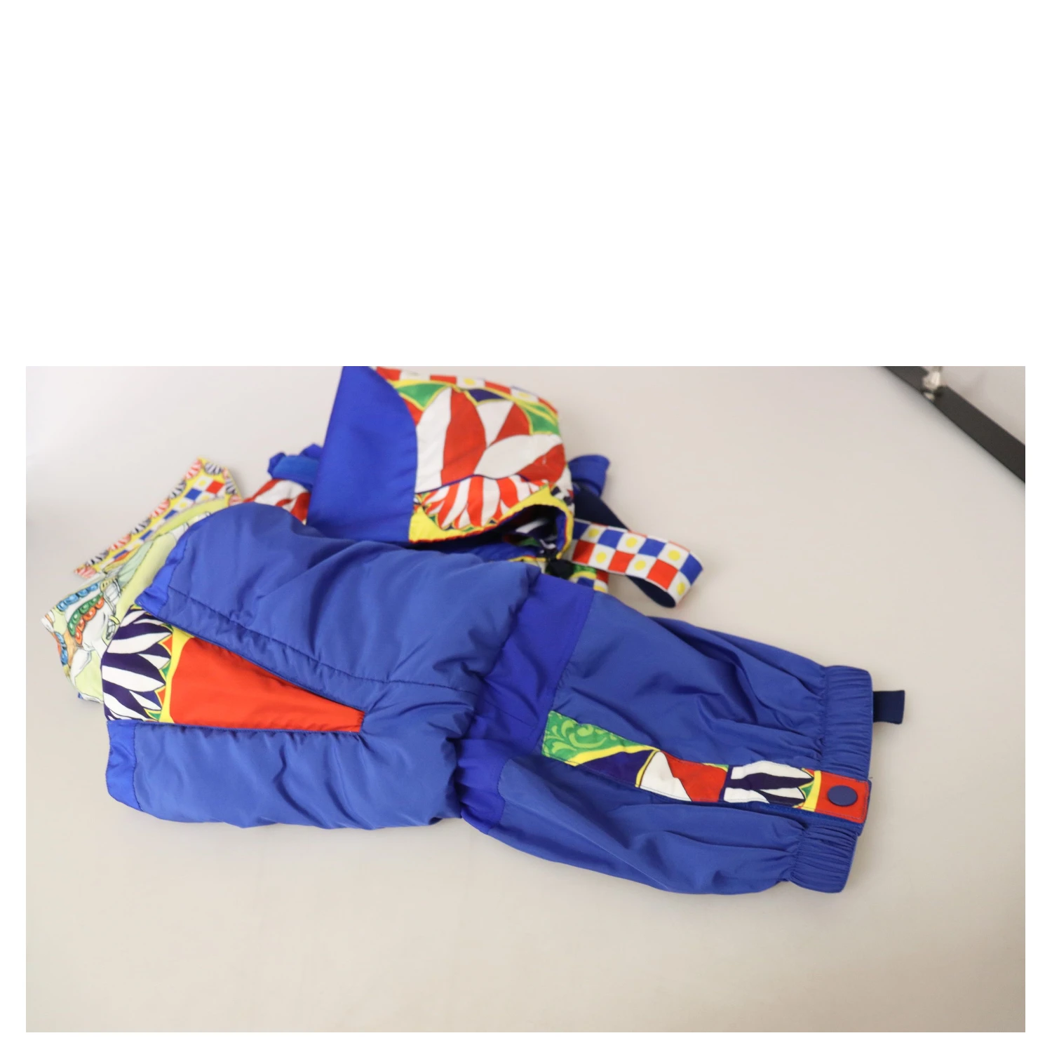 Multicolor Printed Snow Trouser Pants