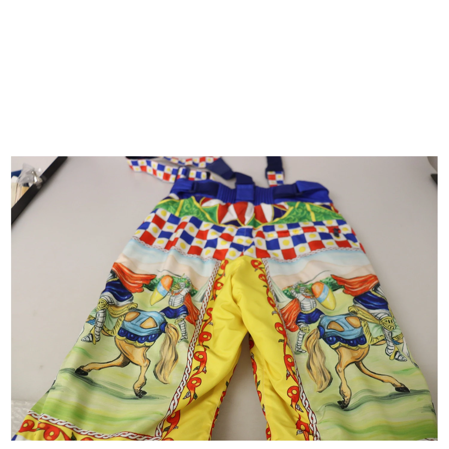 Multicolor Printed Snow Trouser Pants