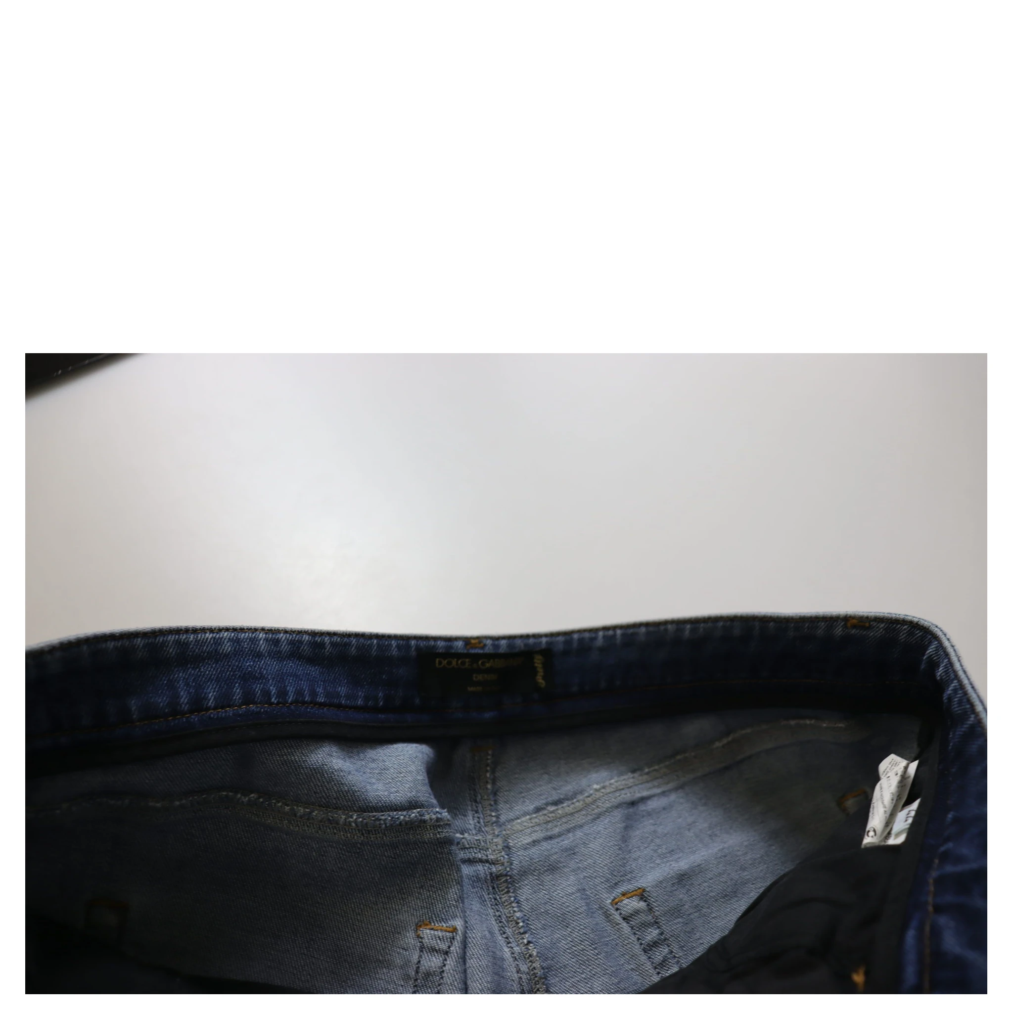 Blue Washed Cotton Skinny Low Waist Denim Jeans