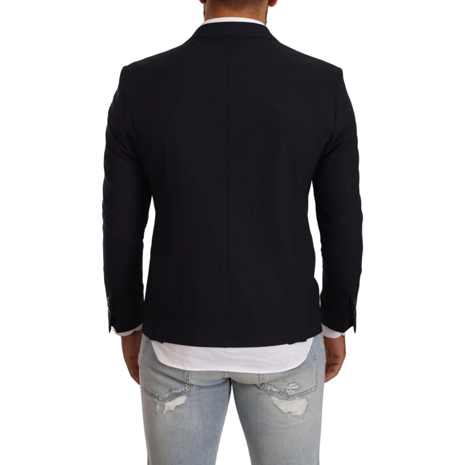 Black Single Breasted One Button Suit Jacket