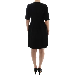 Black short sleeve venus dress