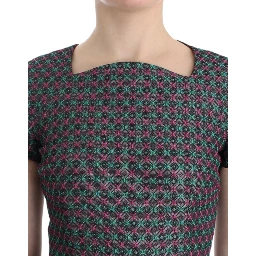 Multicolor Doris short sleeve dress