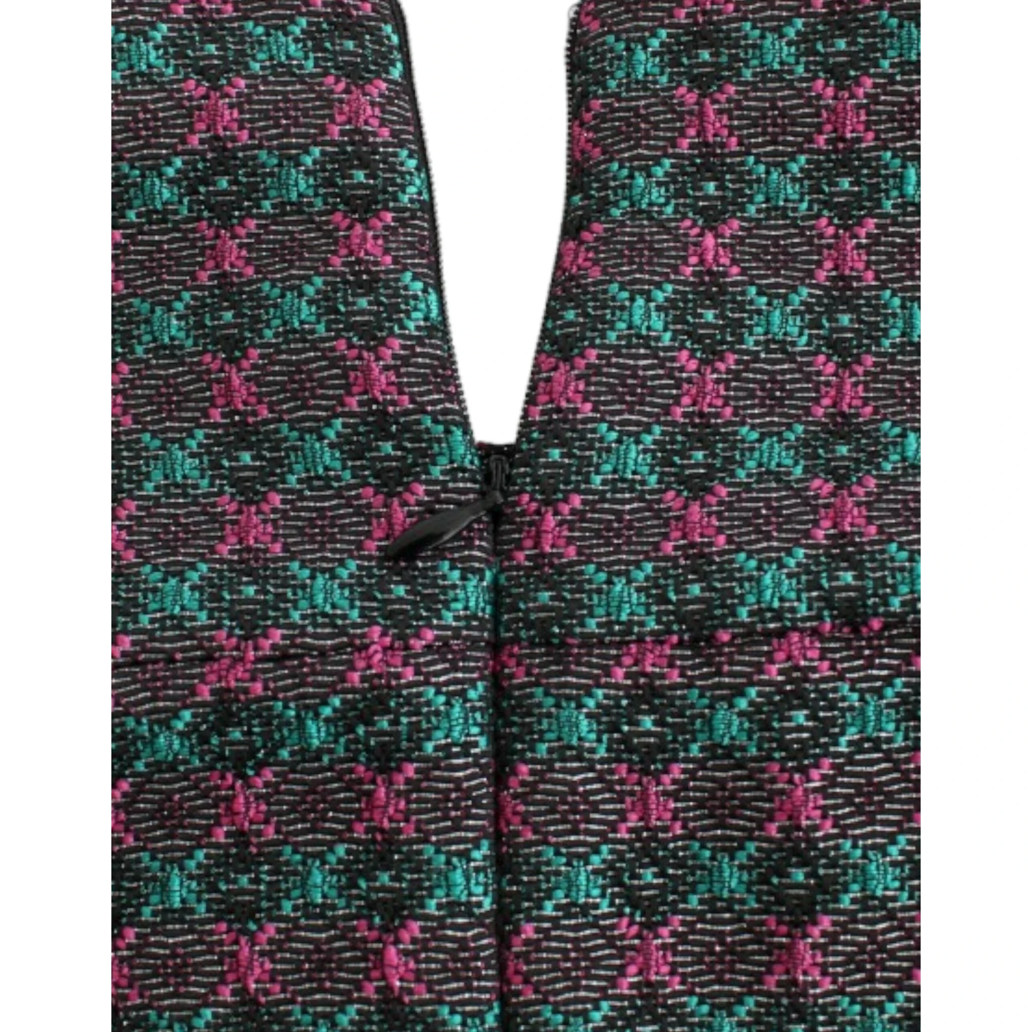 Multicolor Doris short sleeve dress