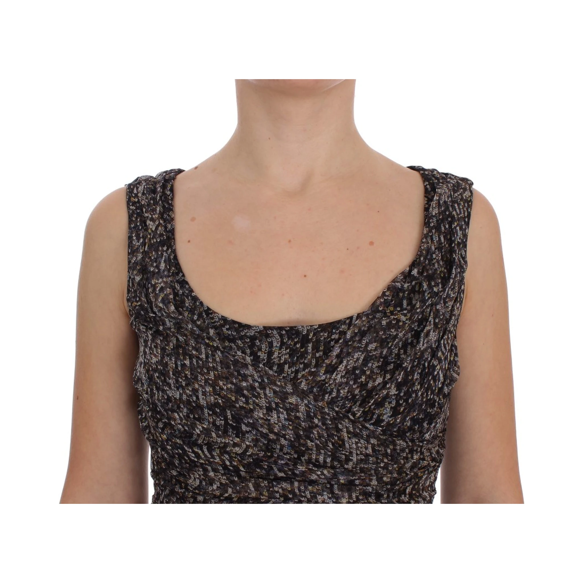 Dark Silk Shift Gown Full Length Dress